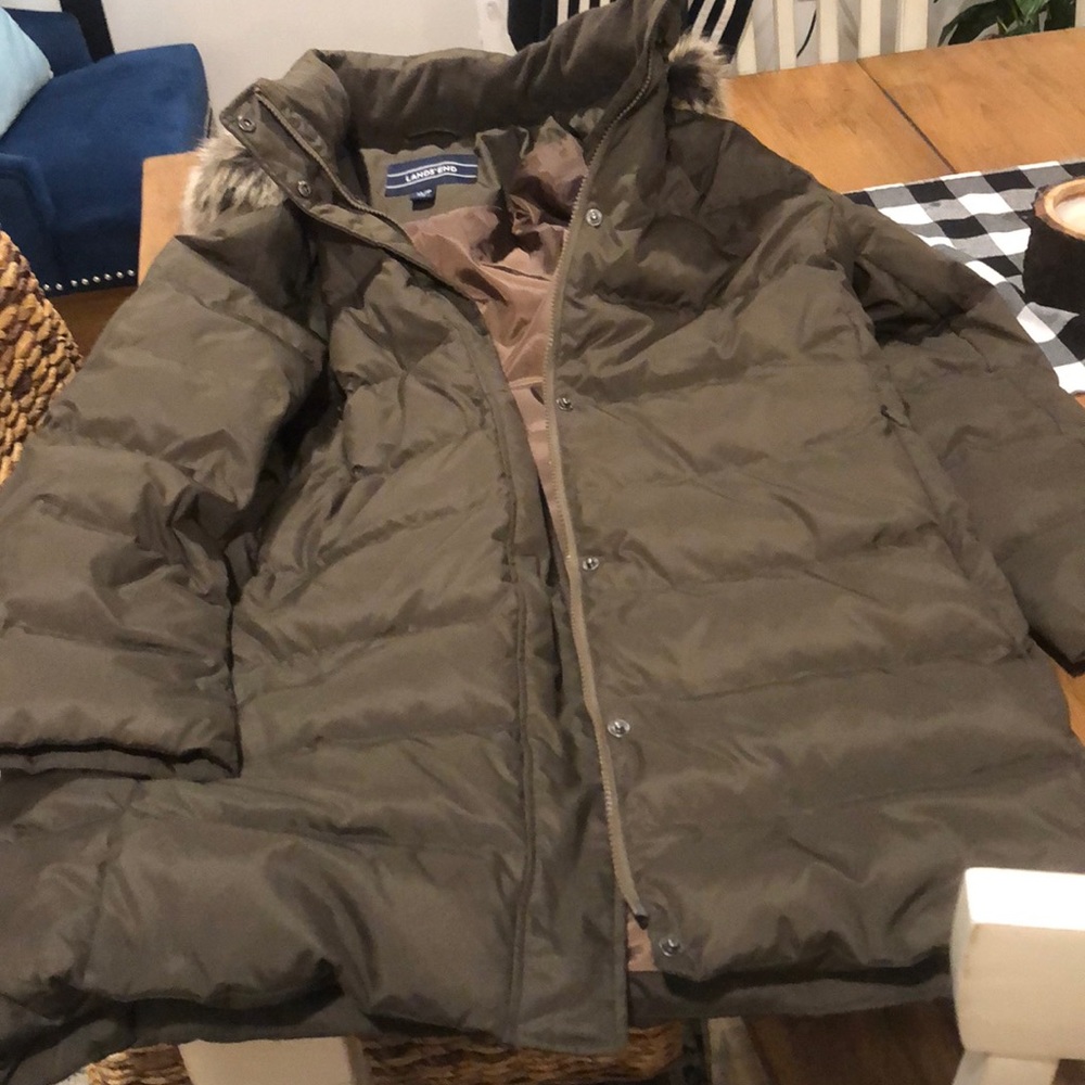 Lands End Brown Women’s Parka